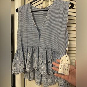 Cousin Earl, linen collection, short in the front and longer in the back